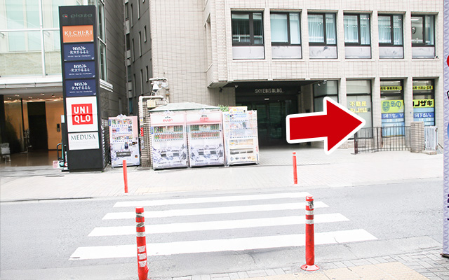 横断歩道の画像